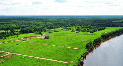 Участок в собственности на реке Волхов