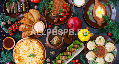 Кафе грузинской кухни на фуд-корте в торговом центре