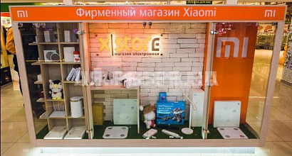 Точка в торговом центре по продаже техники Xiaomi