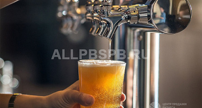 Магазин разливного пива в оживленном месте