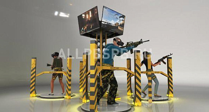 Продается  игровая зона тактика vr