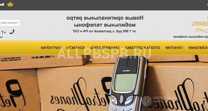 Продается  интернет-магазин retrophones