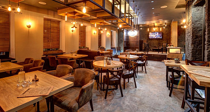 Кафе с дизайнерским ремонтом