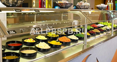 Салат бар на фуд-корте