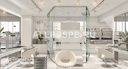 Коммерческое помещение, оборудованное под салон красоты