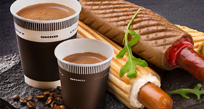 Мобильная кофейня + хот-доги.