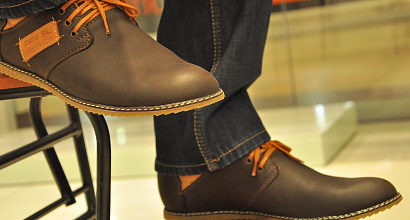 Обувной отдел в торговом комплексе