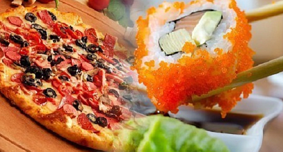 Кафе пицца-суши в Выборгском районе