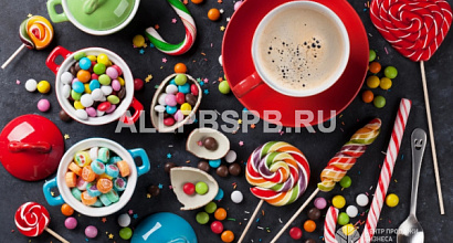 Магазин-островок по продаже сладостей в ТЦ