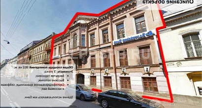 Сдается в аренду трехэтажное здание в пешей доступности от м. Владимирская