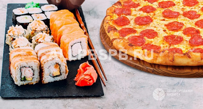 Перспективная компания доставки суши и пиццы