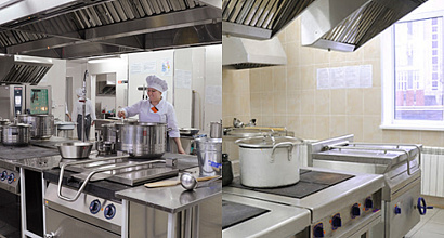 Полностью оборудованная столовая в бизнес-центре