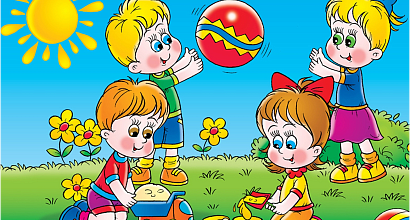 Частный детский сад на первом этаже жилого дома.