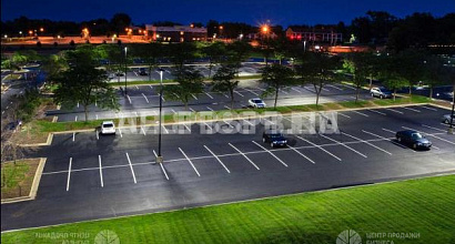 Асфальтированная площадка под автостоянку