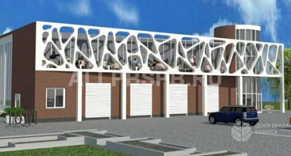 Автосервис, здание с землей