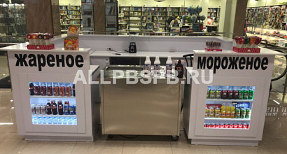 Островок жареного мороженого в торговом центре