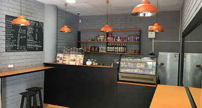 Кофейня с дизайнерской отделкой