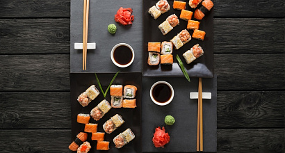 Известный магазин суши