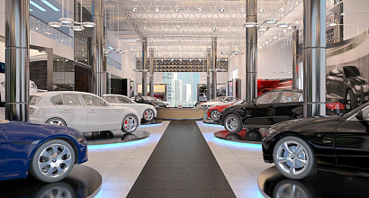 Автосалон с арендатором в собственность (Есть возможность строительства здания Торгового Комплекса на участке)