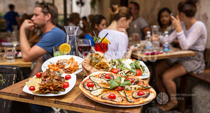 Действующее кафе в бизнес-центре