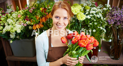 Магазин цветов в спальном районе