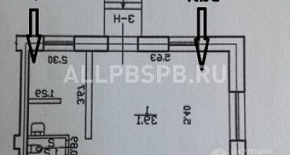 Аренда:Помещение свободного назначения, 40.3 м