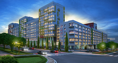 Помещение с сетевым арендатором в крупном жилом комплексе