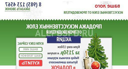 Продажа:  Прибыльный бизнес по продажа искусственных елок 