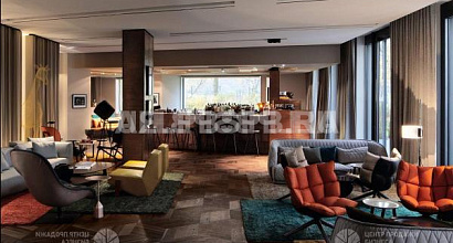 Гостиничное пятиэтажное здание с арендатором