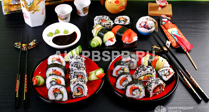 Магазин суши с посадочными местами
