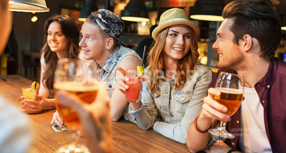 Действующий паб с авторским дизайном помещения