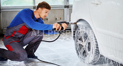 Автомойка в крупном торгово-развлекательном центре