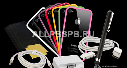 Точка продажи аксессуаров для смартфонов в крупном ТРК