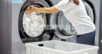 Прачечная с промышленным оборудованием